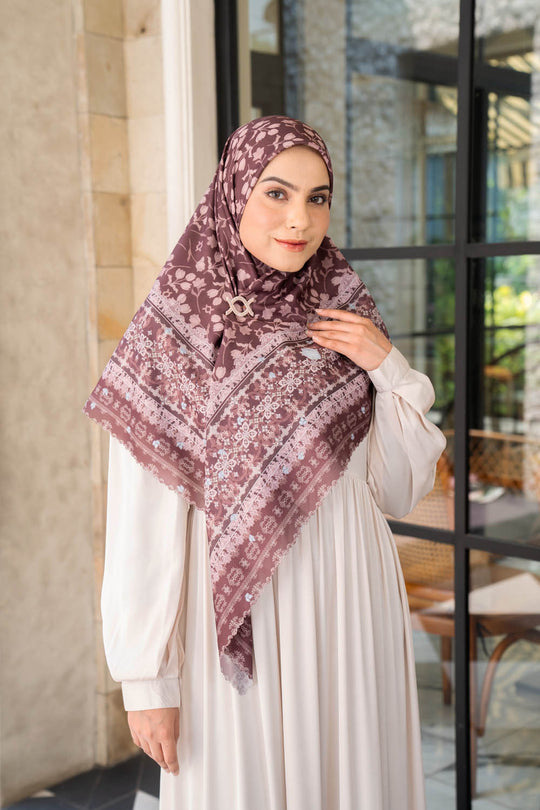 Sophia Scarf Syar'i Cherry Cider