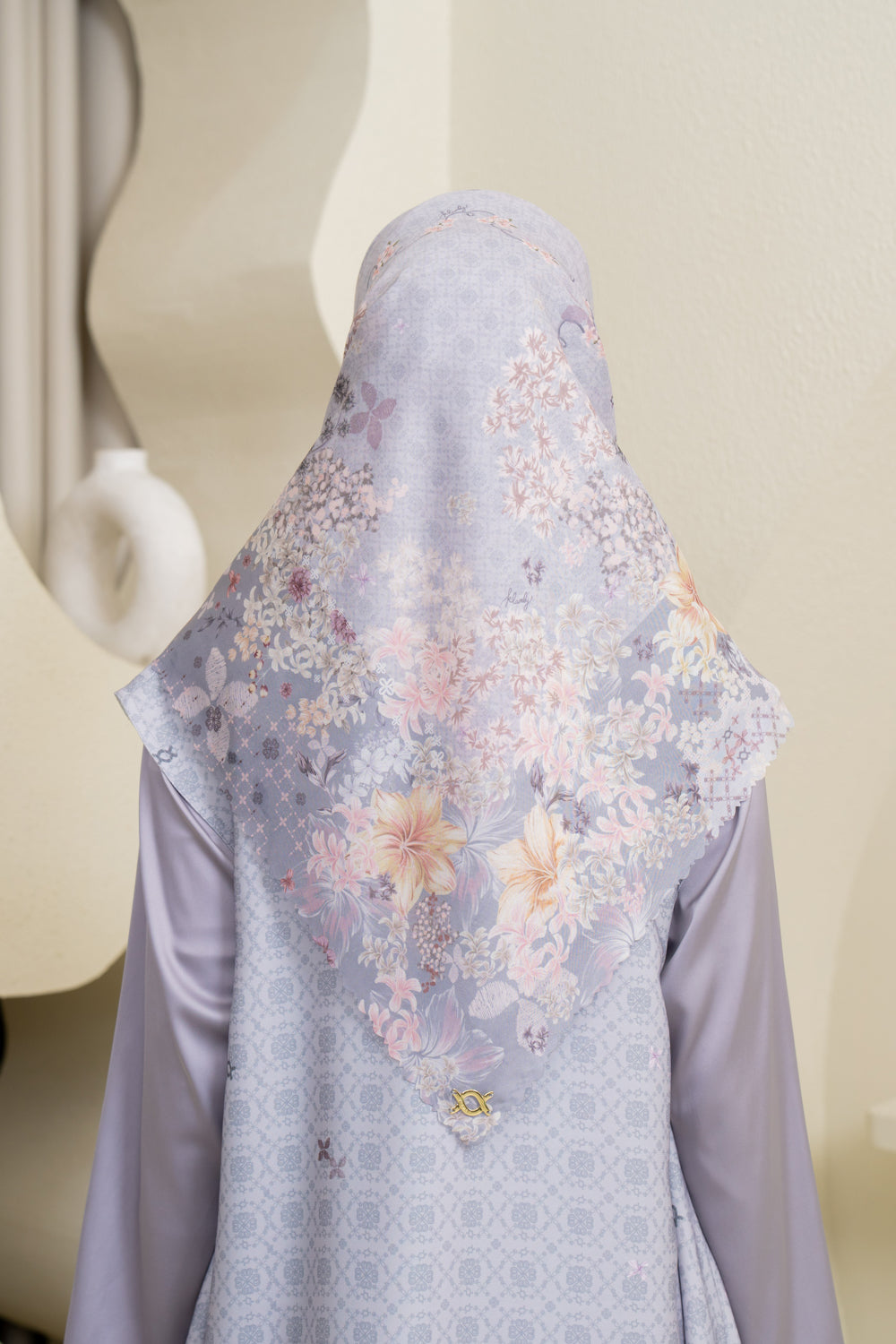 Muraya Scarf Pearly Silver