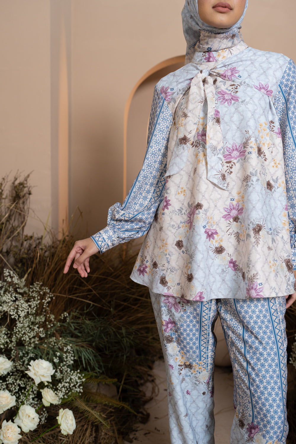 Mariri Blouse (Minor) Serene Azure