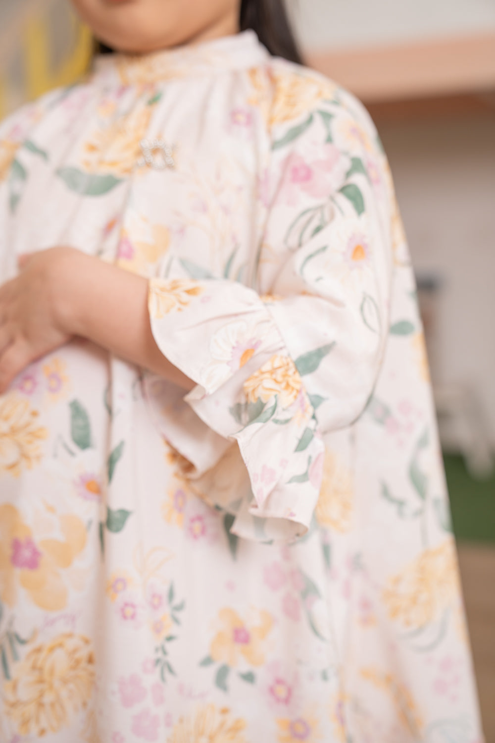 Zinnia Blouse Kids Ivory