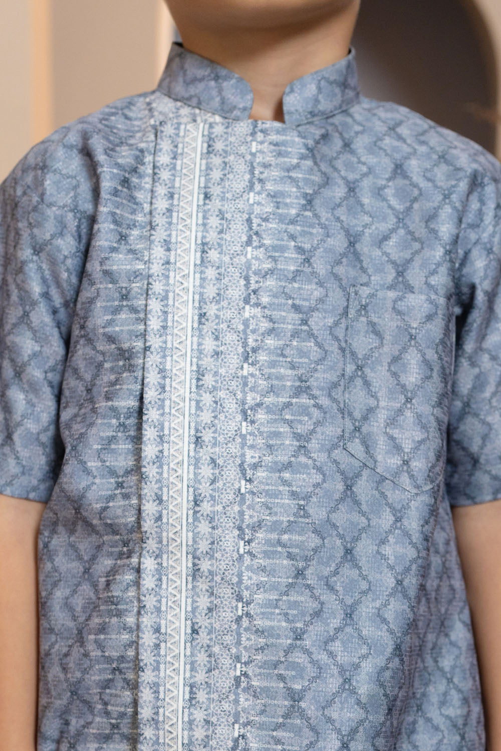 Pre Order - Mariri Shirt Boy Indigo Charcoal