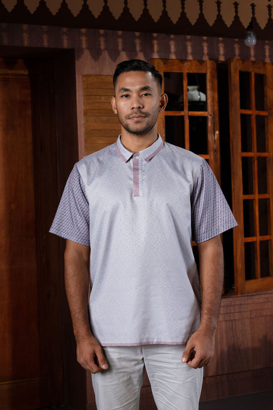 Romely Shirt Men Ungu Salvia