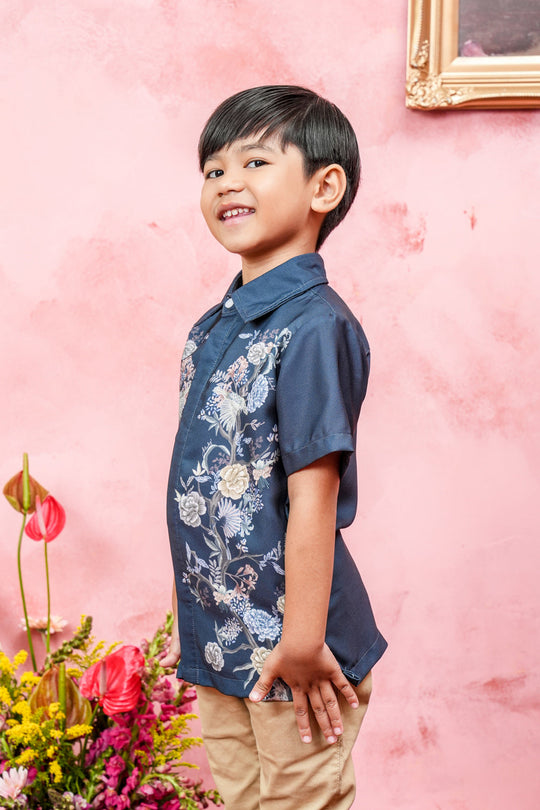 Ornella Shirt Boy (Minor) Admiral Navy