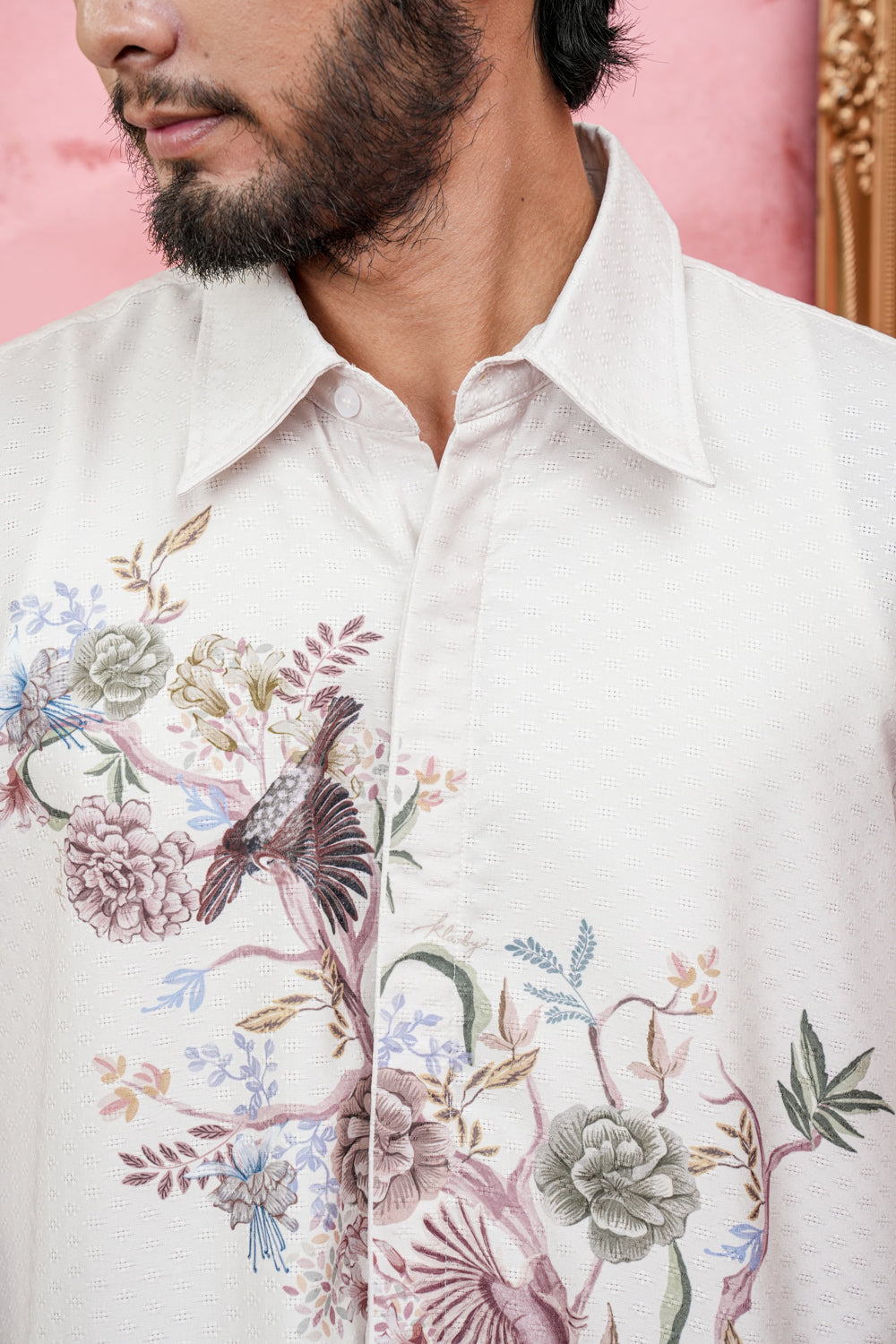 Ornella Long Shirt Men (Minor) Gardenia