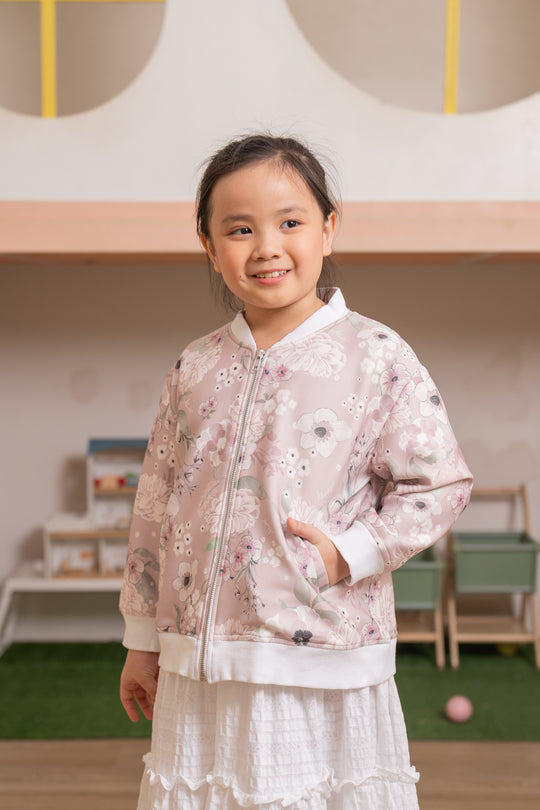 Zinnia Jacket Kids Dusty Purple