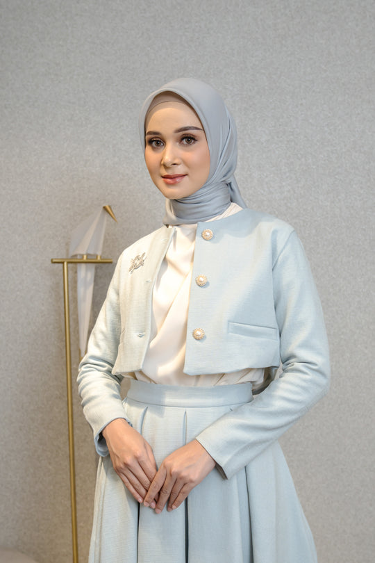 Lenore Blazer Winter Blue