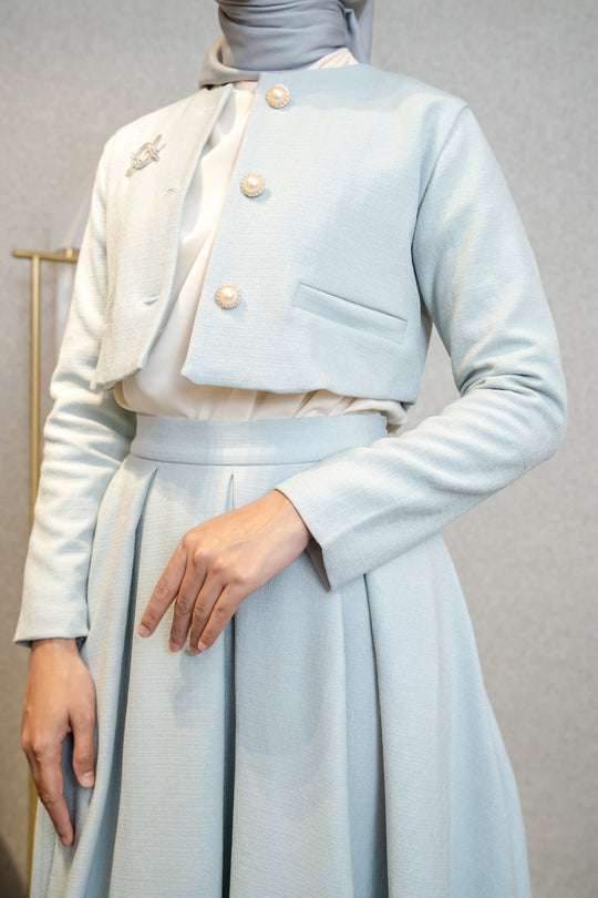 Lenore Blazer Winter Blue