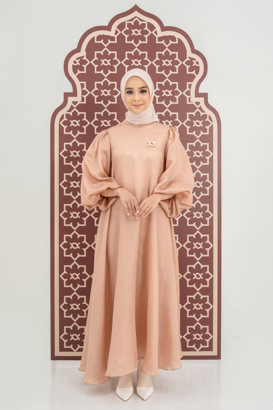 Heidy Dress Caramel