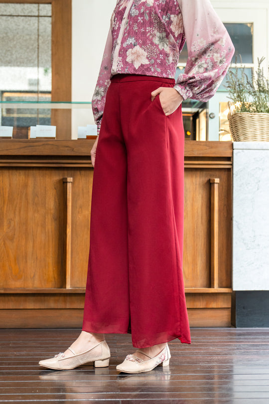 Mila Pants Maroon