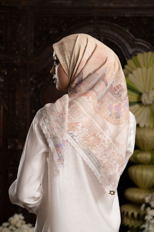 Laksmi Scarf Light Almond