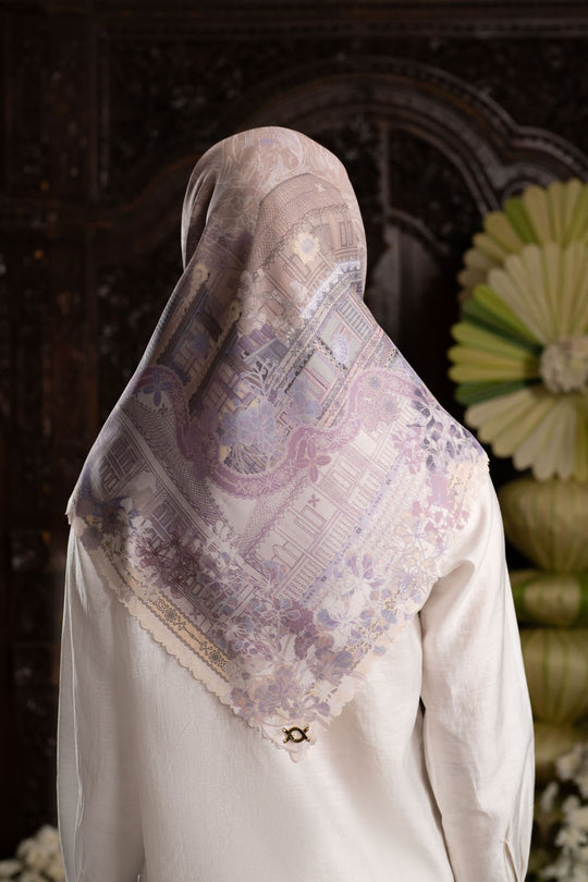 Laksmi Scarf Lilac Luster