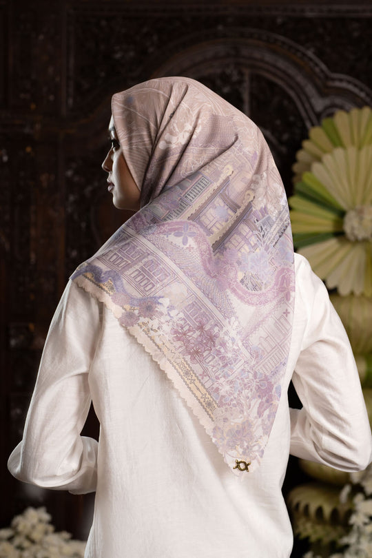 Laksmi Scarf Lilac Luster