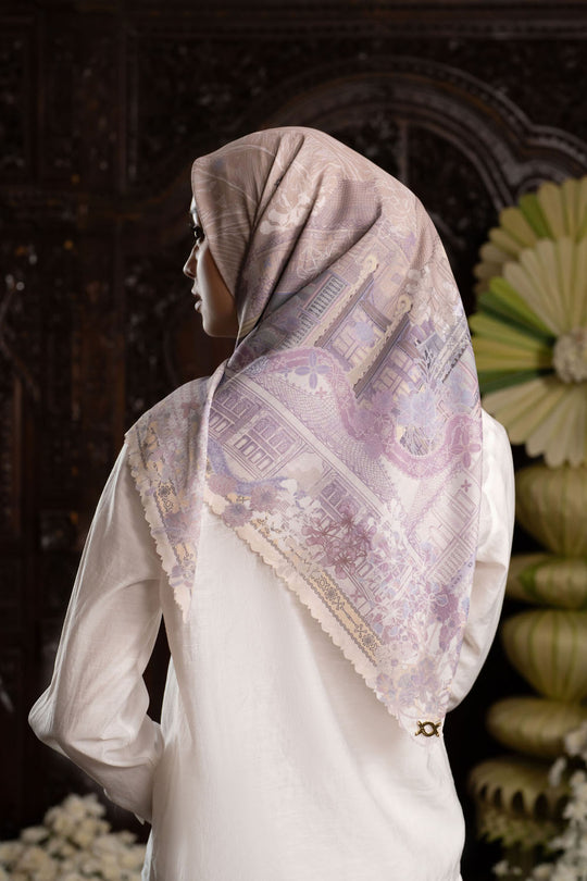 Laksmi Scarf Lilac Luster