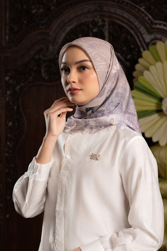 Laksmi Scarf Lilac Luster