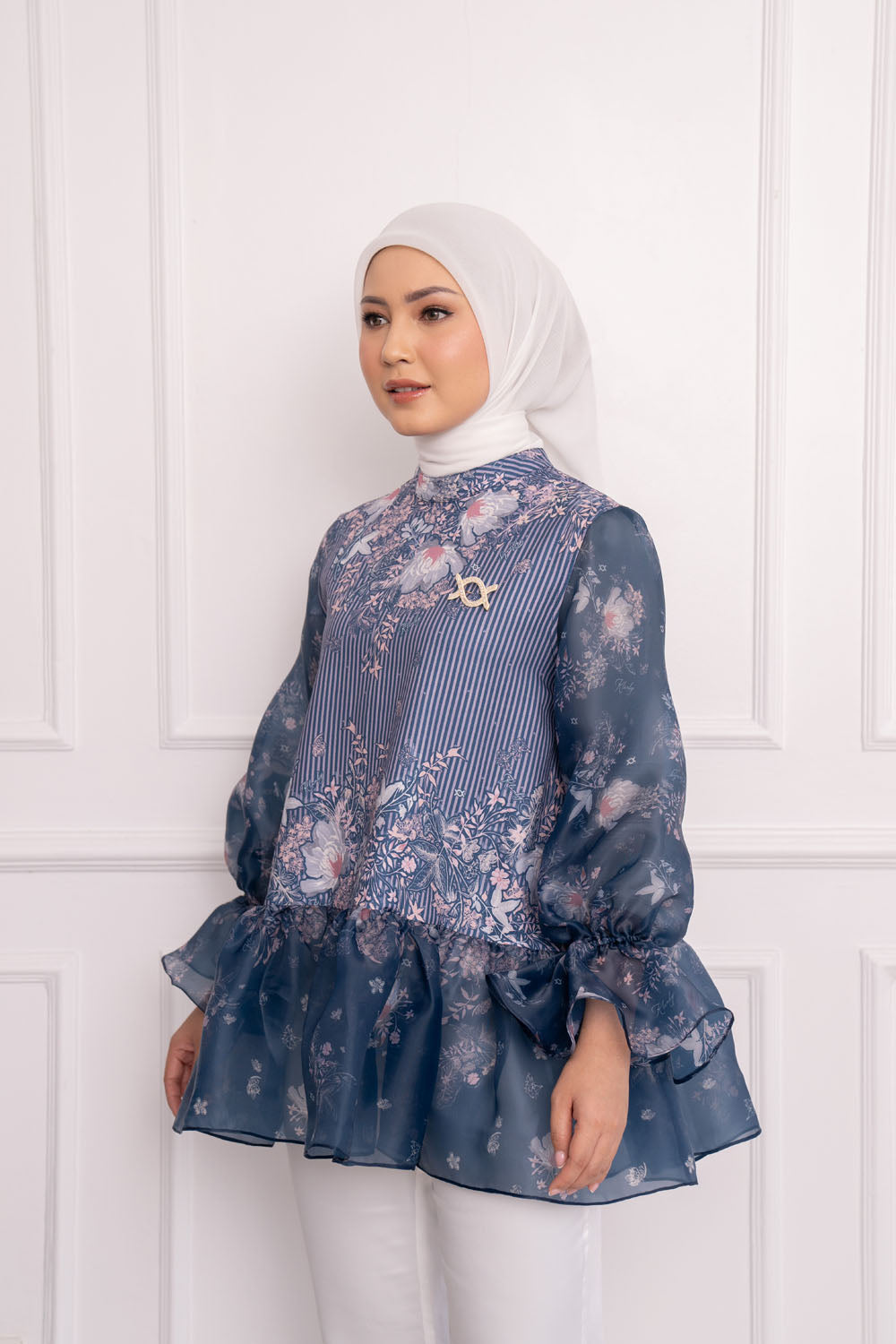 Norela Blouse Misty Moonlight