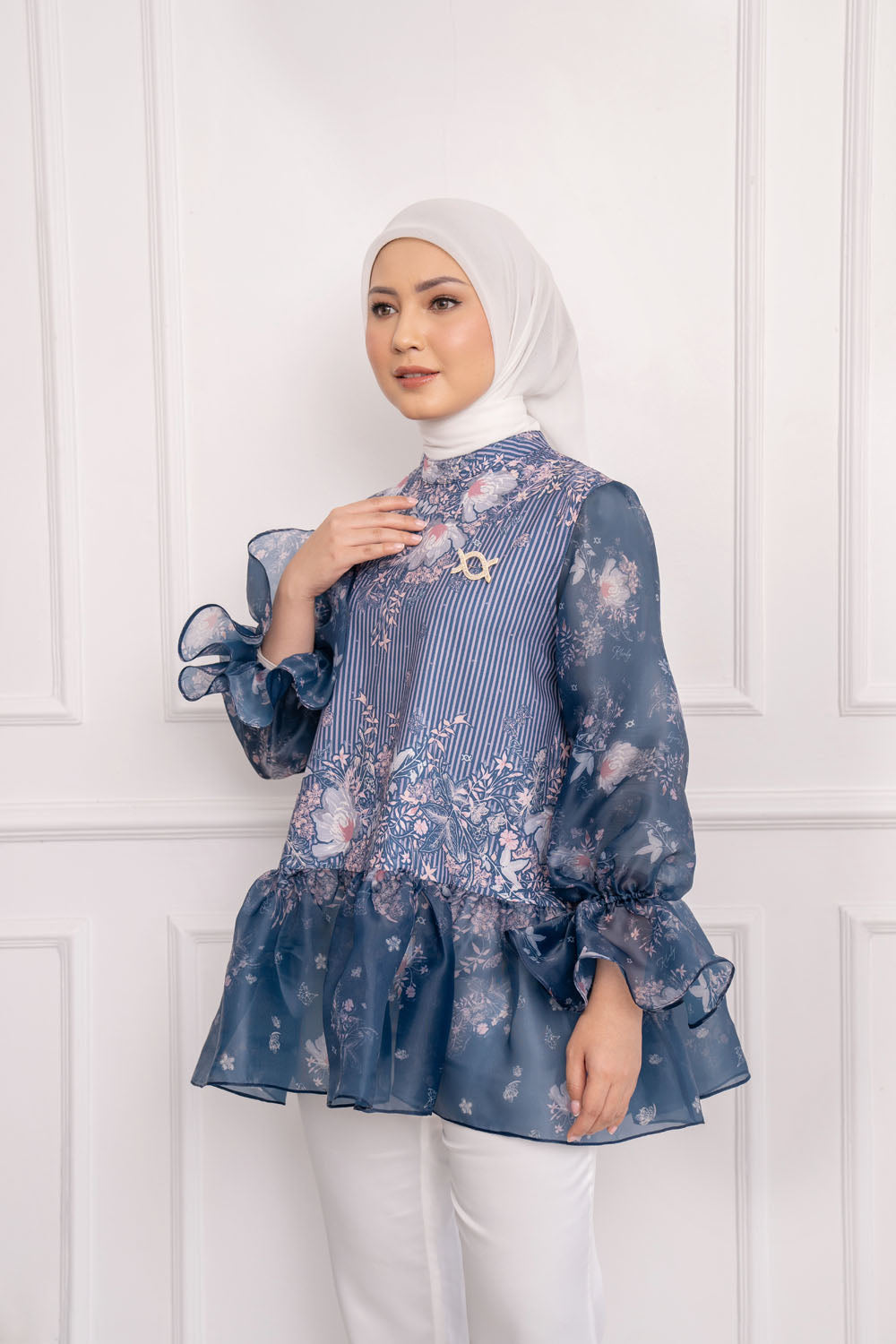 Norela Blouse Misty Moonlight