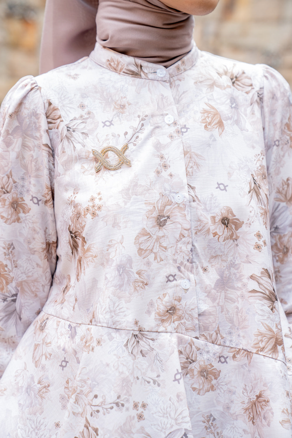 Laika Blouse Golden Silk