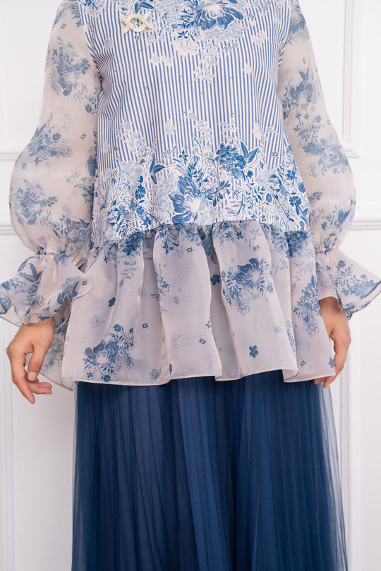 Norela Blouse Azure Mist