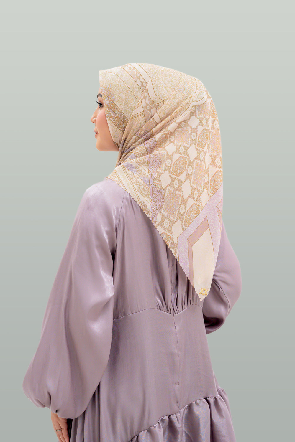 Mantingan Scarf Plumeria