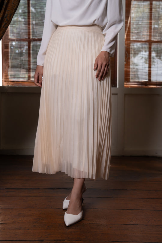 Elle Pleated Skirt (Minor) Pear Sorbet