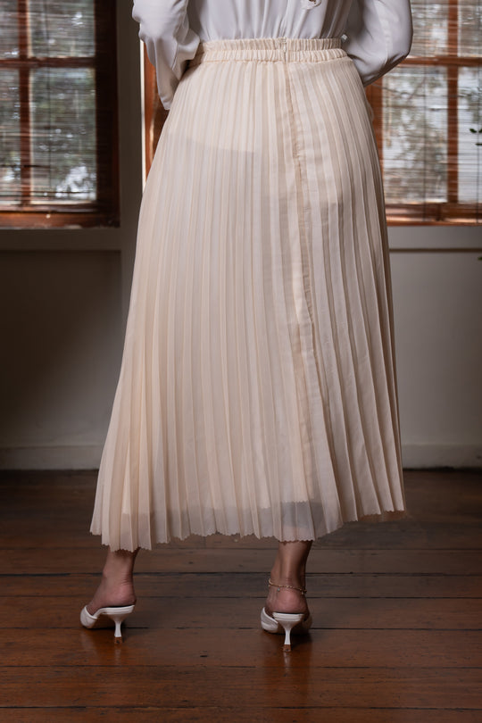 Elle Pleated Skirt (Minor) Pear Sorbet