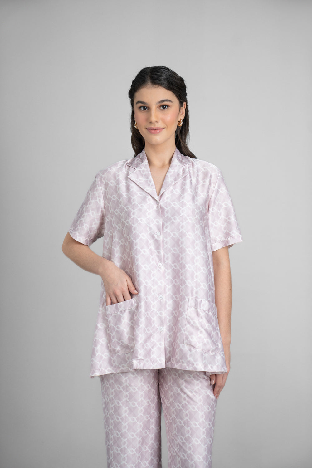 Monogram Short Sleeve Set Pennyrose