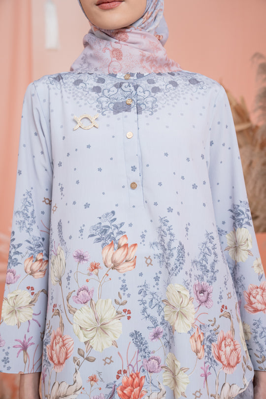 Dayana Blouse Blooming Silver