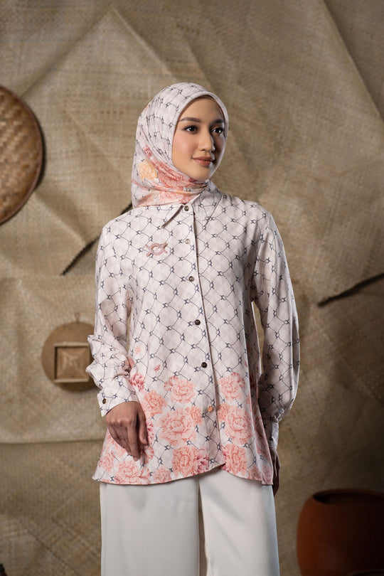 Rosette Shirt Meringue