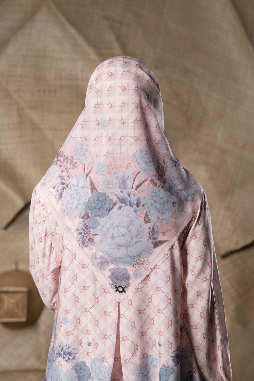 Rosette Scarf Candyfloss