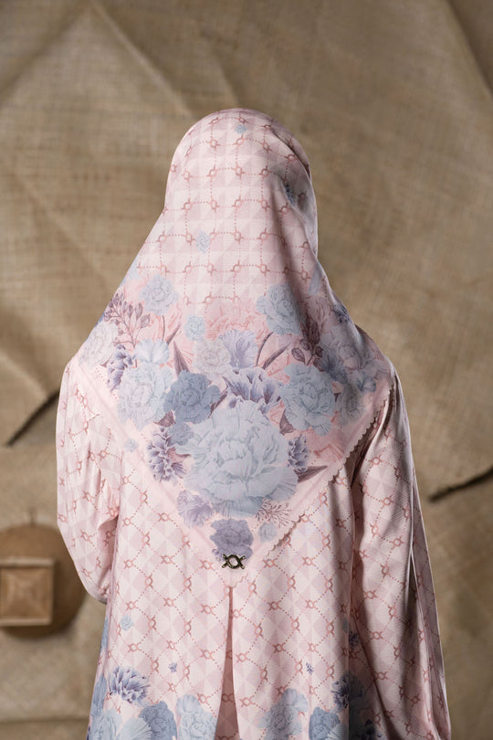 Rosette Scarf Candyfloss