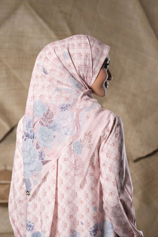 Rosette Scarf Candyfloss