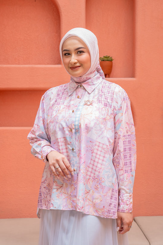 Kemeja Syila Pink Fanfare