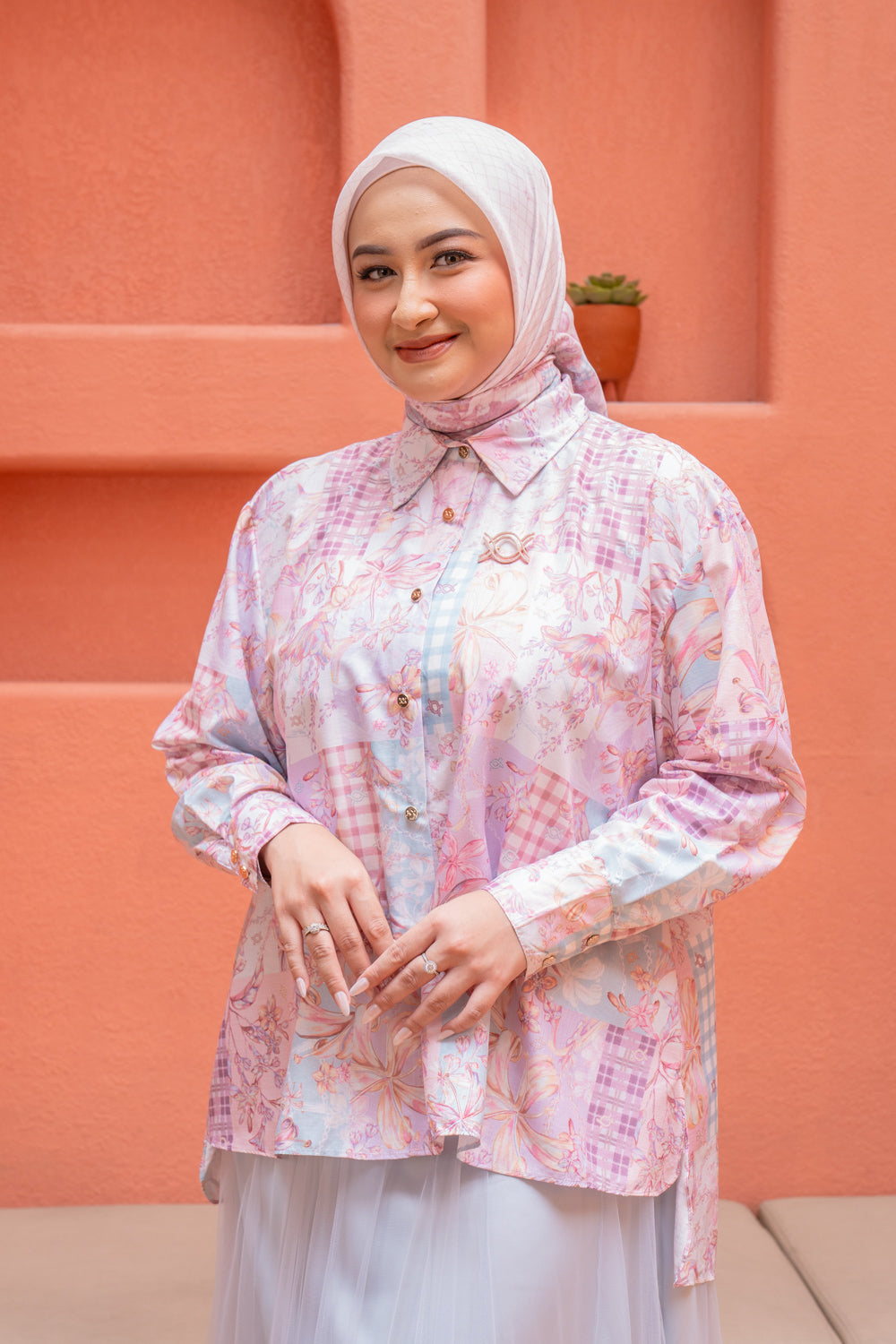 Kemeja Syila Pink Fanfare