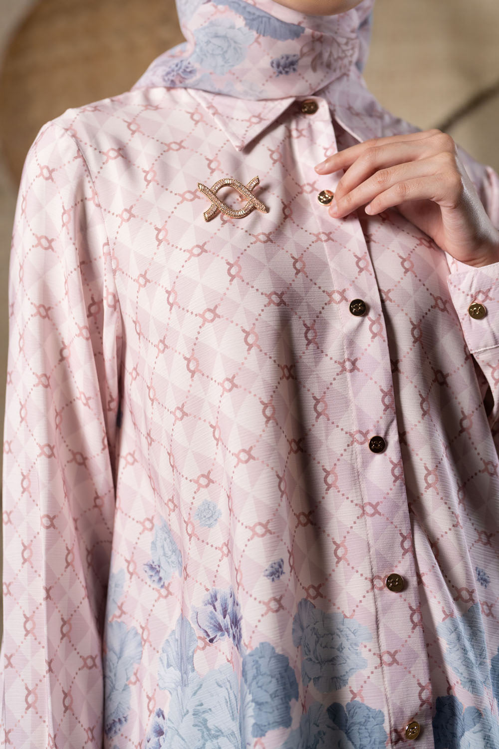 Rosette Shirt Candyfloss