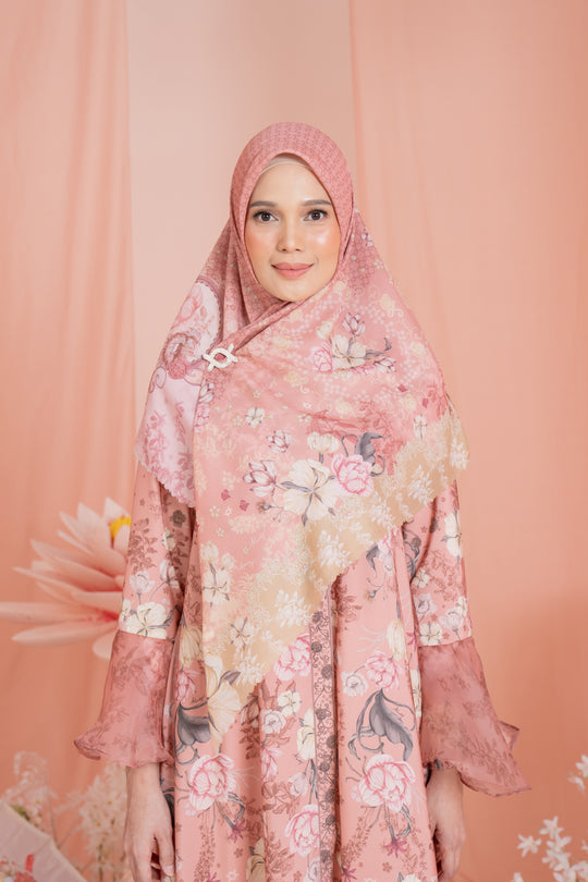 Dayana Scarf Syar'i Pecan Peach