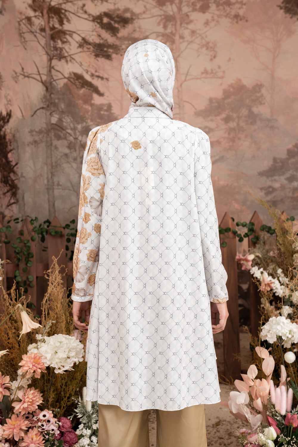 Rosette Tunic Frostbloom