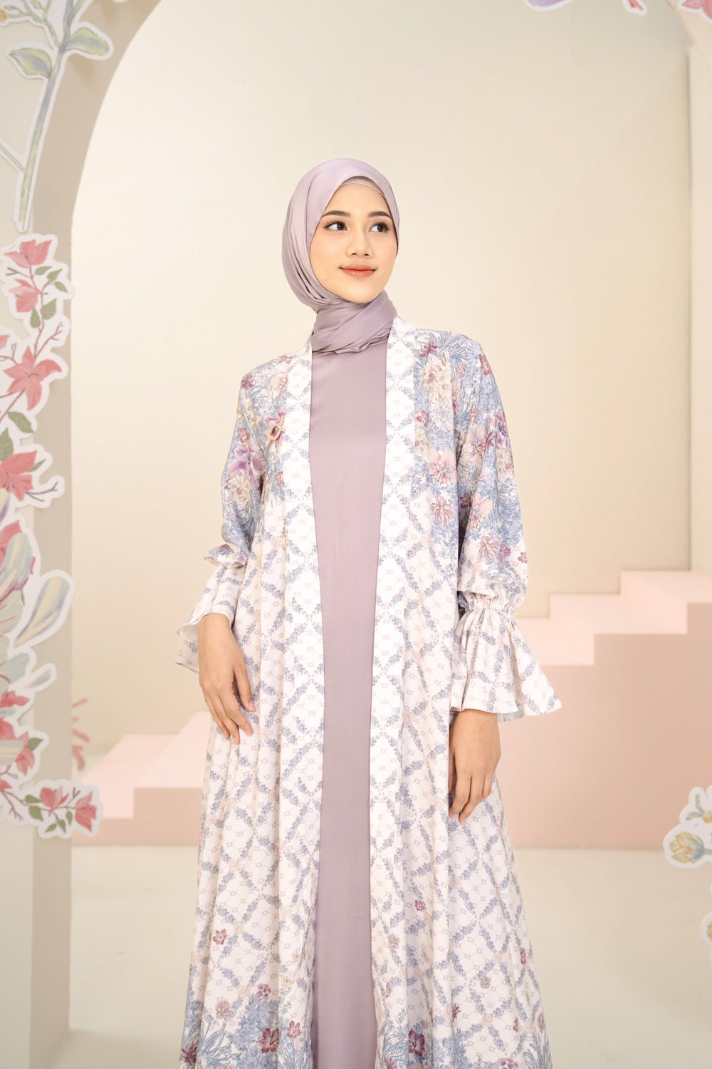 Ariana Dress Silver Dusk