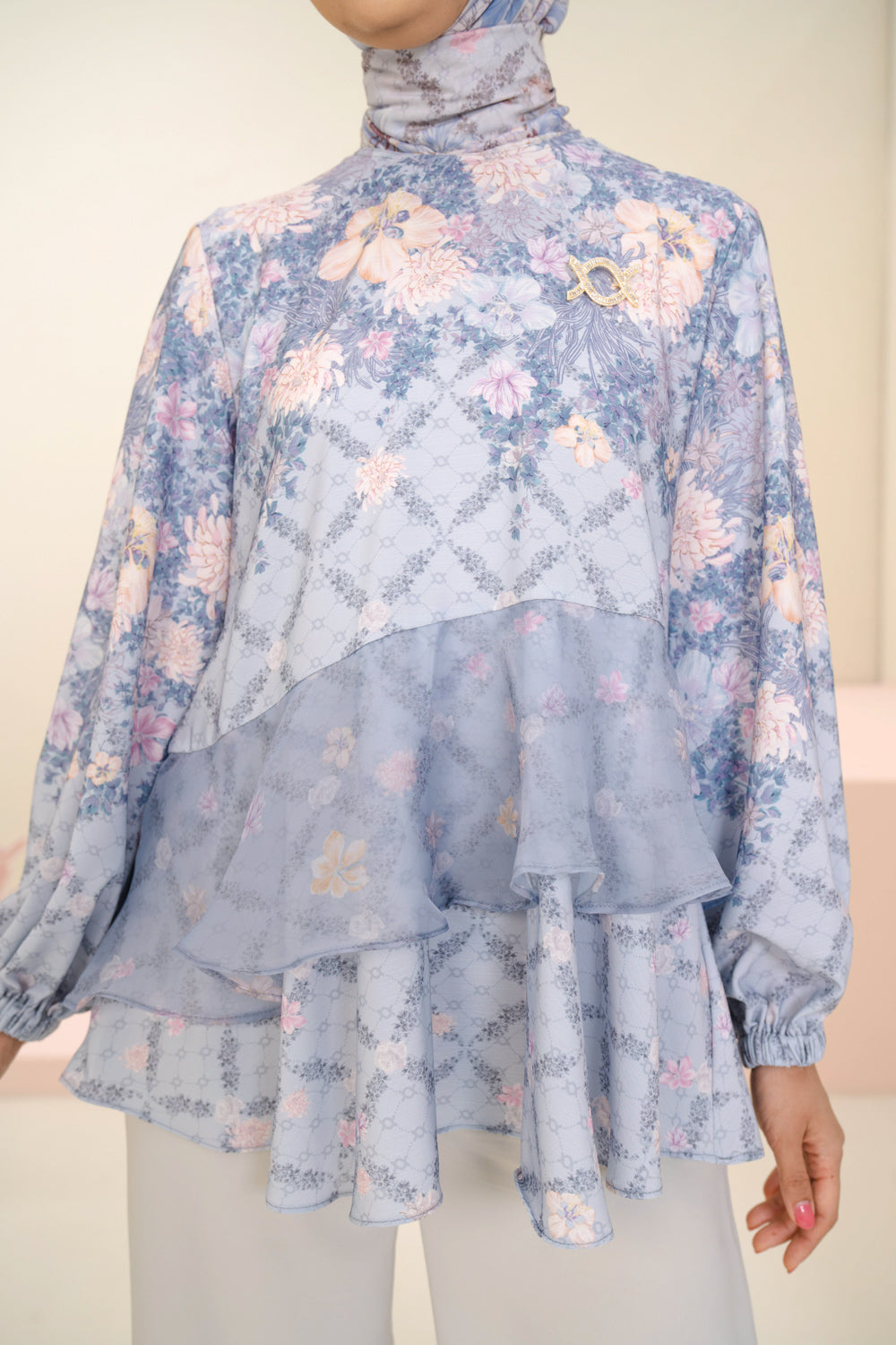 Ariana Blouse Misty Punch