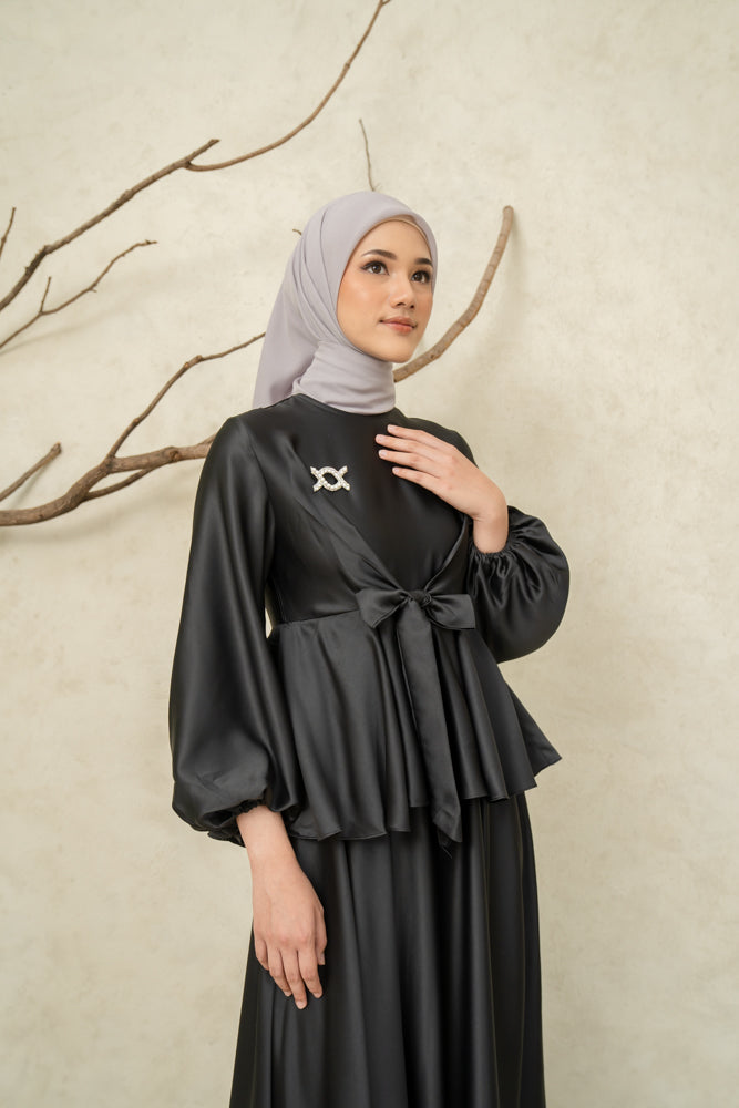 Lavinia Dress Ebony