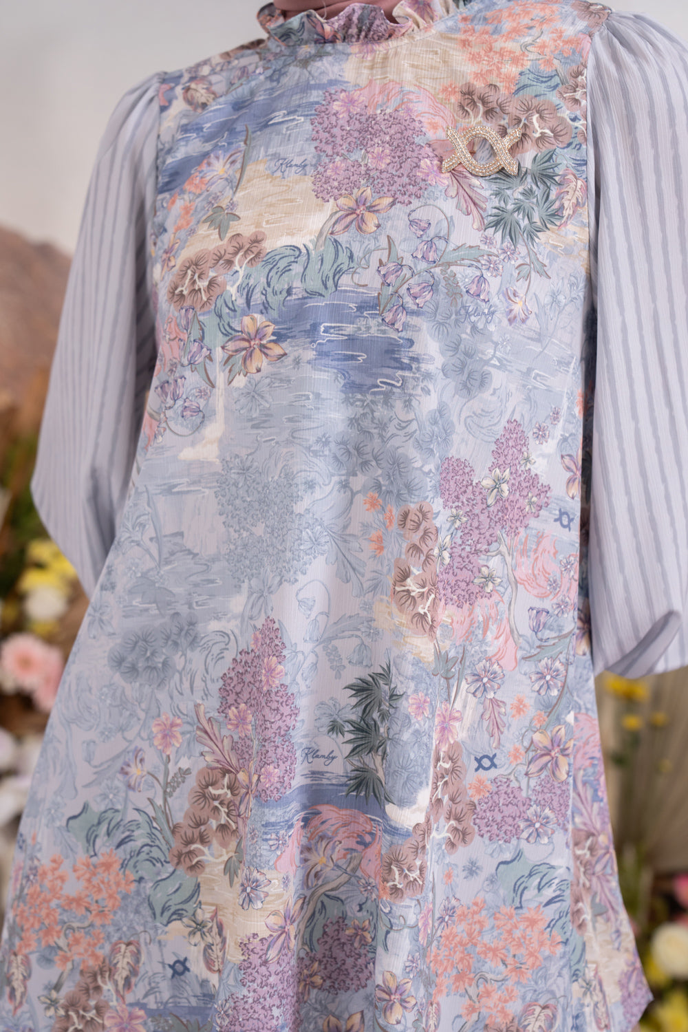 Anniversary Treats Arcelia Blouse Moonlit Meadow