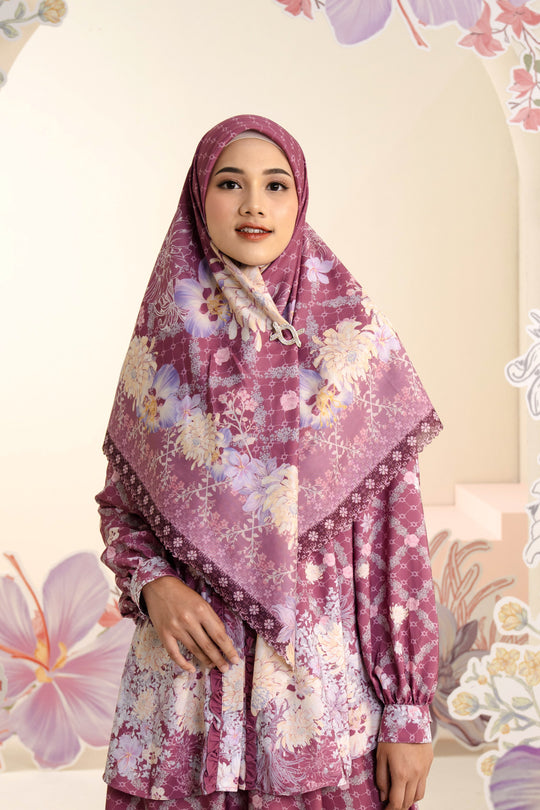 Ariana Scarf Syar'i Dreamy Pink