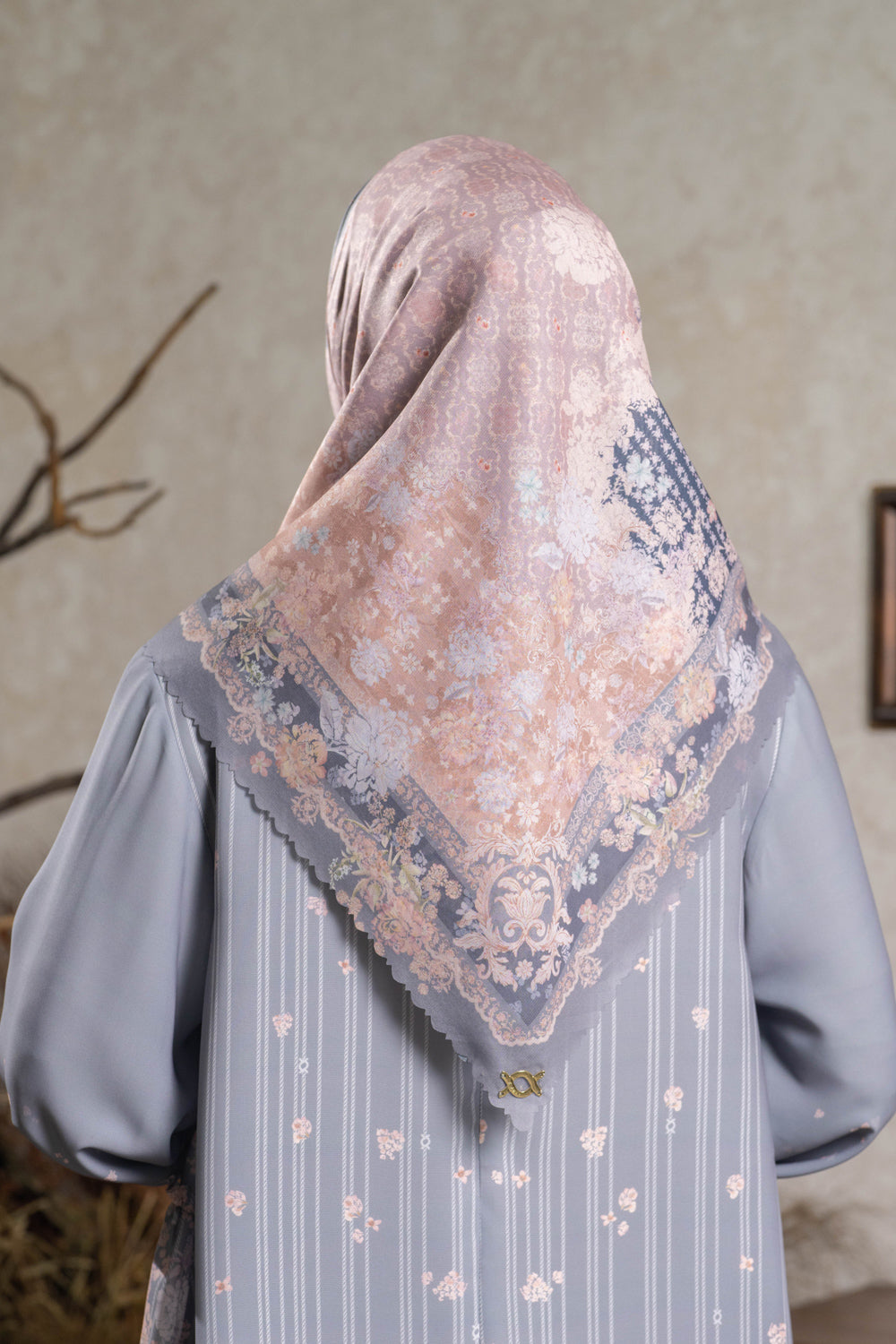 Nahira Scarf Dove Ashes