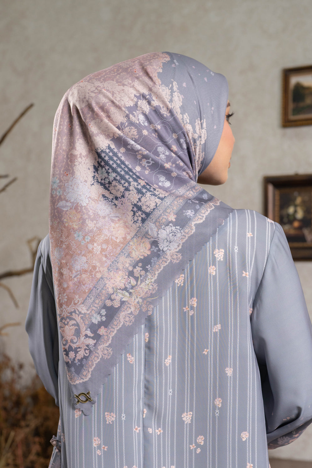 Nahira Scarf Dove Ashes