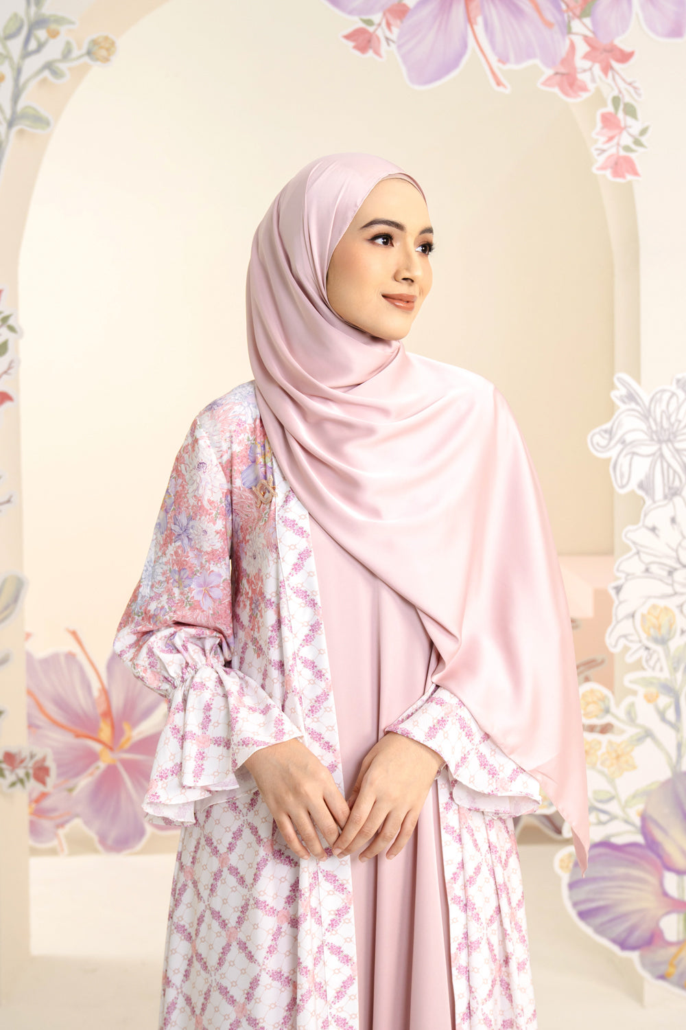 Ariana Dress Set Orchid Swan