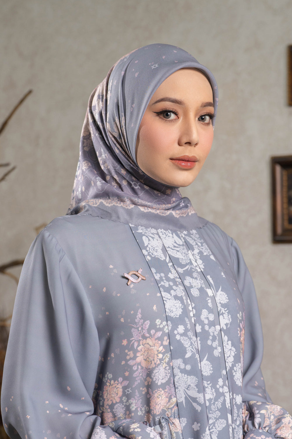 Nahira Scarf Dove Ashes