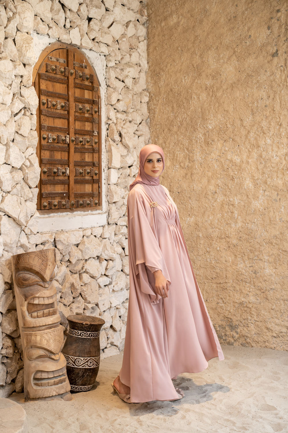 Marella Abaya Luar (Minor) Dusty Rouge