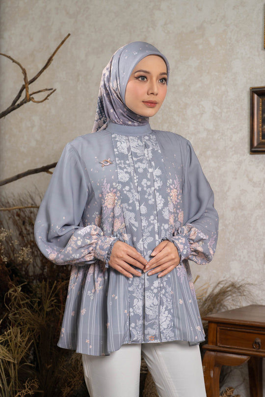 Nahira Blouse Dove Ashes