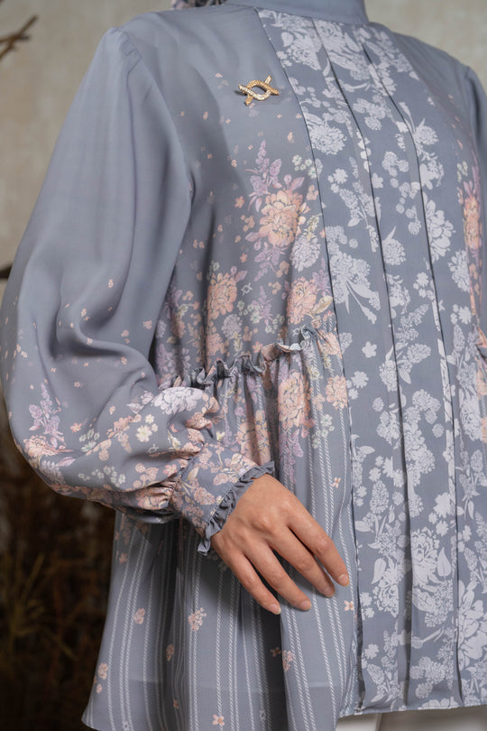 Nahira Blouse Dove Ashes