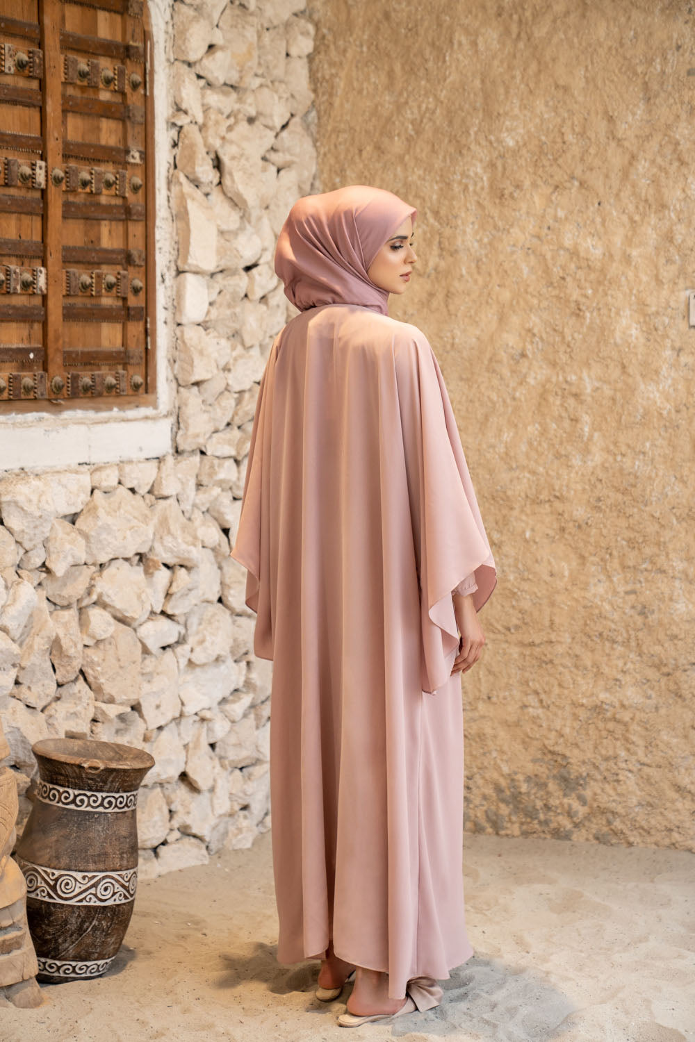 Marella Abaya Outer (Minor) Dusty Rouge