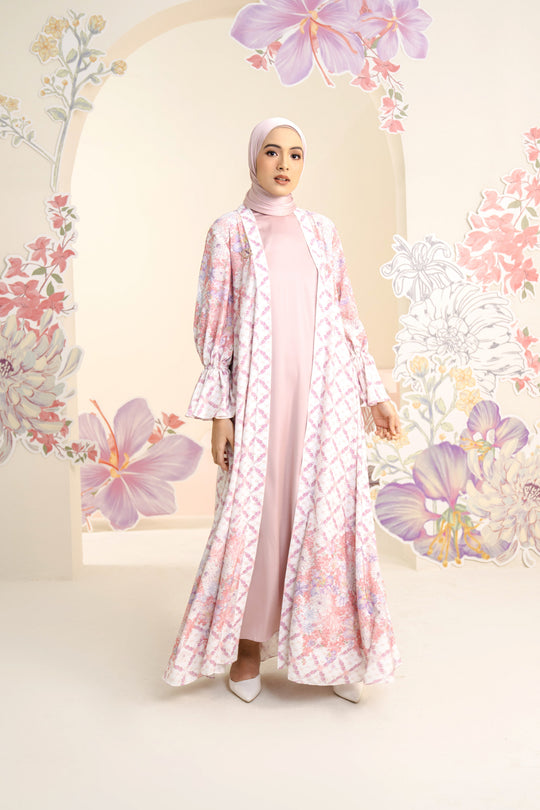 Ariana Dress Orchid Swan - Wearing Klamby